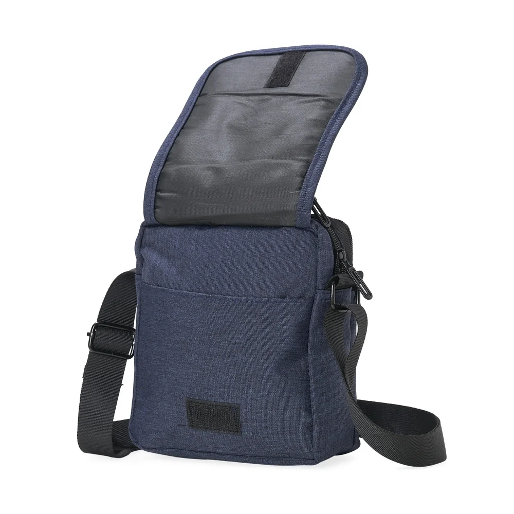Bolsa de ombro em nylon 4 compartimentos personalizada