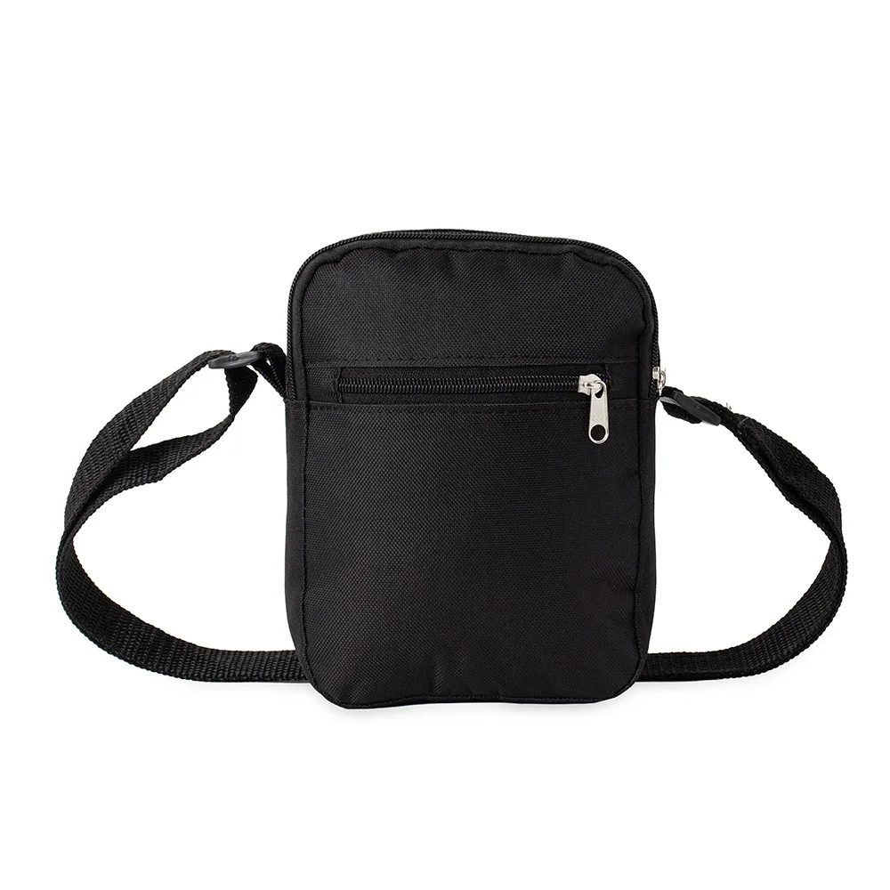Bolsa de ombro em nylon 2 compartimentos personalizada