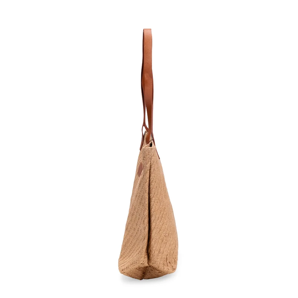 Bolsa de palha trançada personalizada