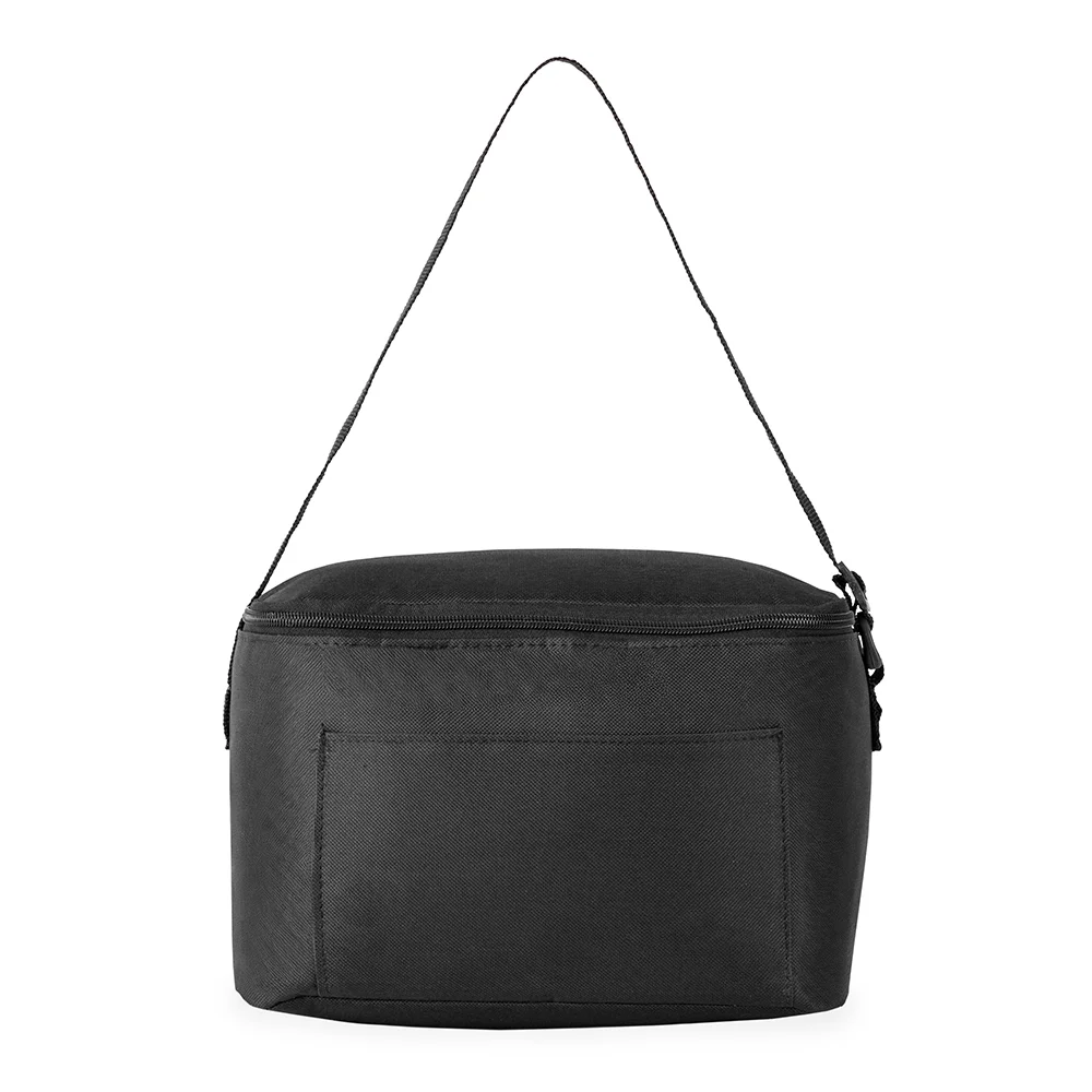 Bolsa térmica em nylon 10 litros com bolso frontal personalizada