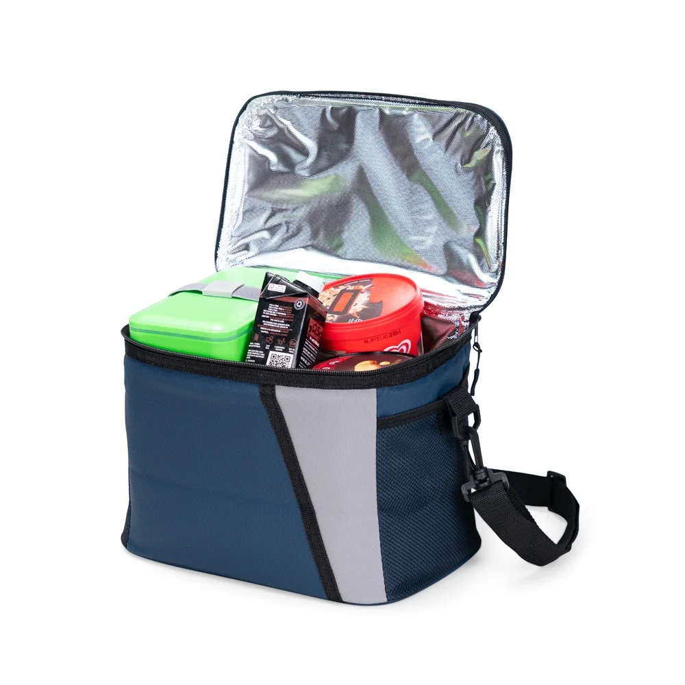 Bolsa térmica em poliéster com PVC 12 litros personalizada