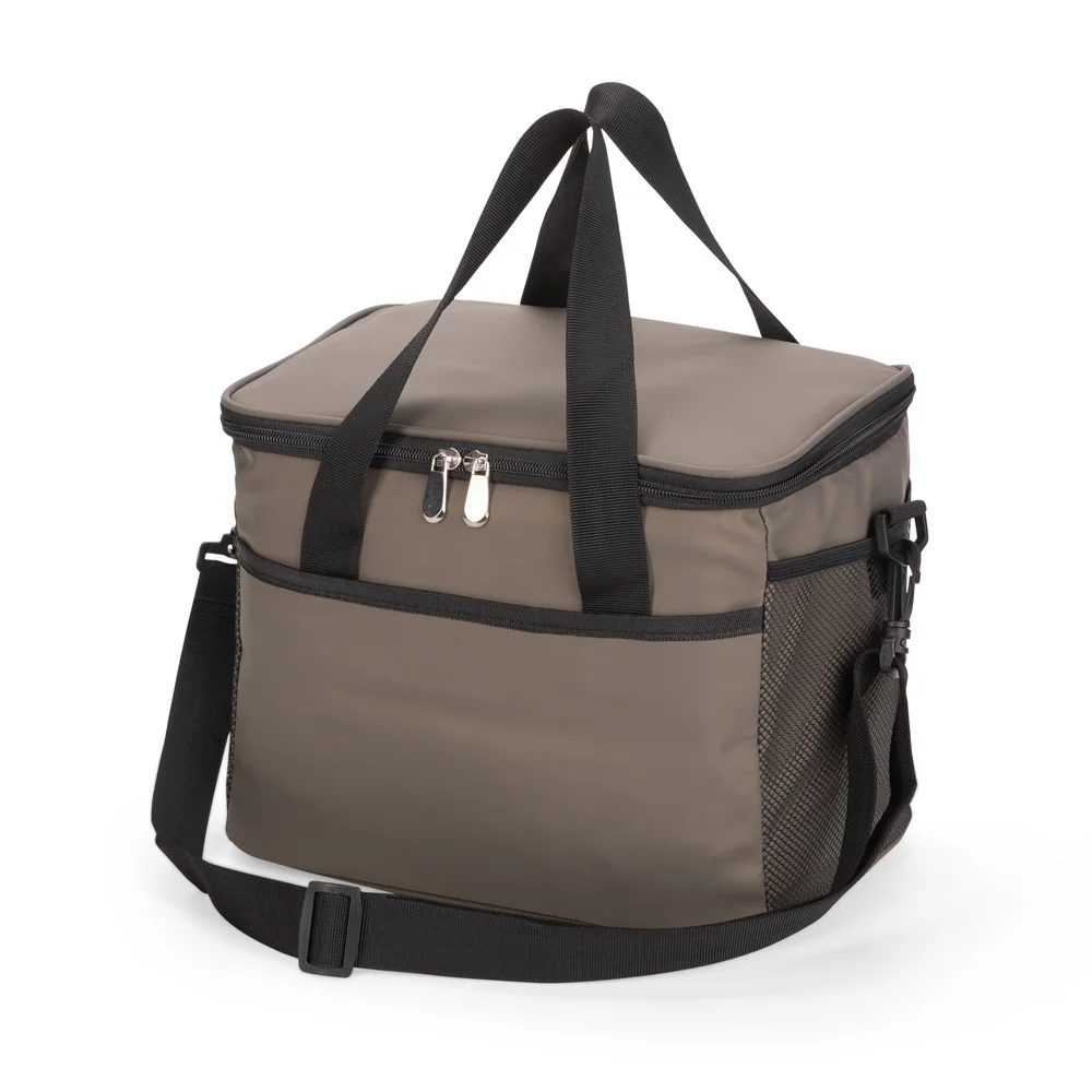 Bolsa térmica em couro sintético 12 litros personalizada