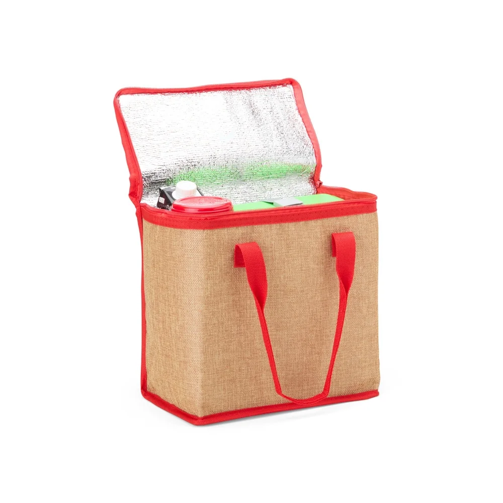 Bolsa térmica em linho 14 litros personalizada