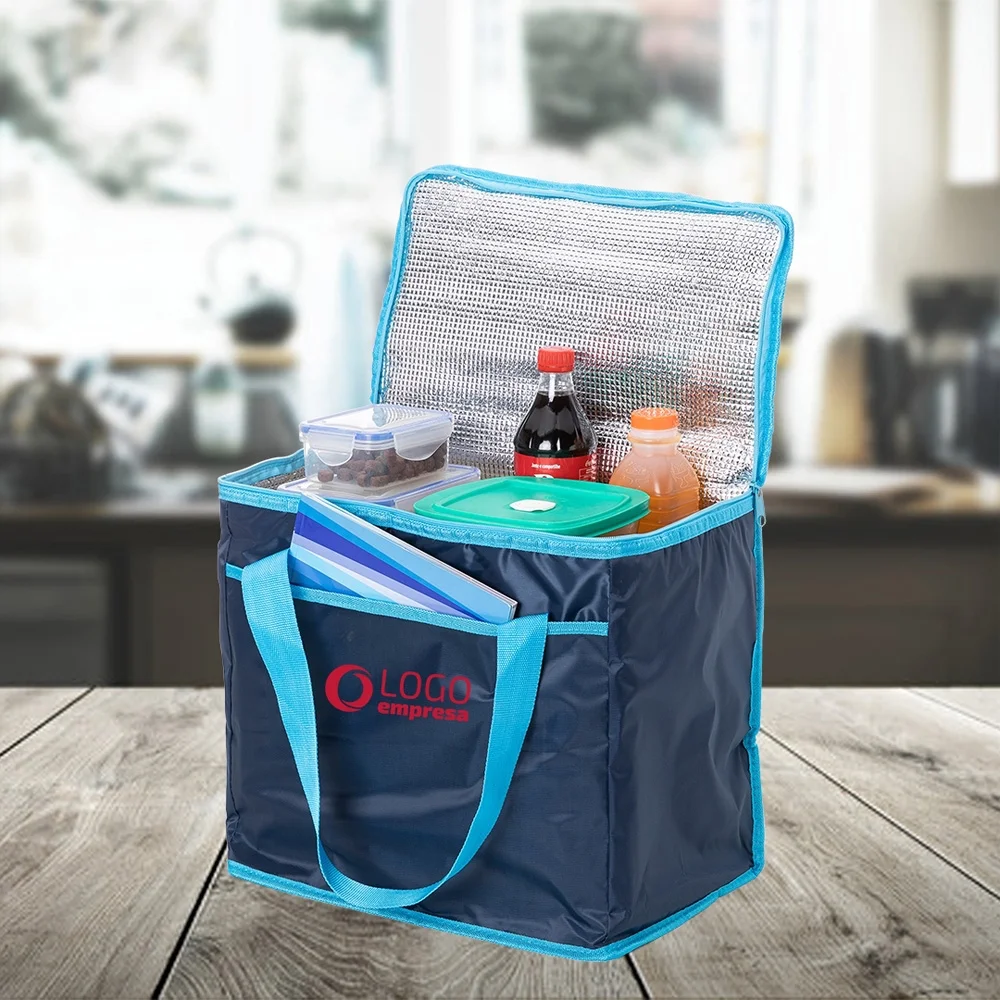 Bolsa térmica em poliéster 420D 40 litros personalizada