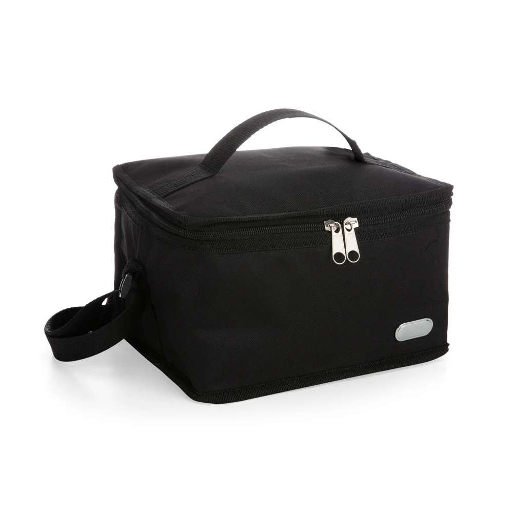 Bolsa térmica em nylon 6 litros com plaquinha personalizada