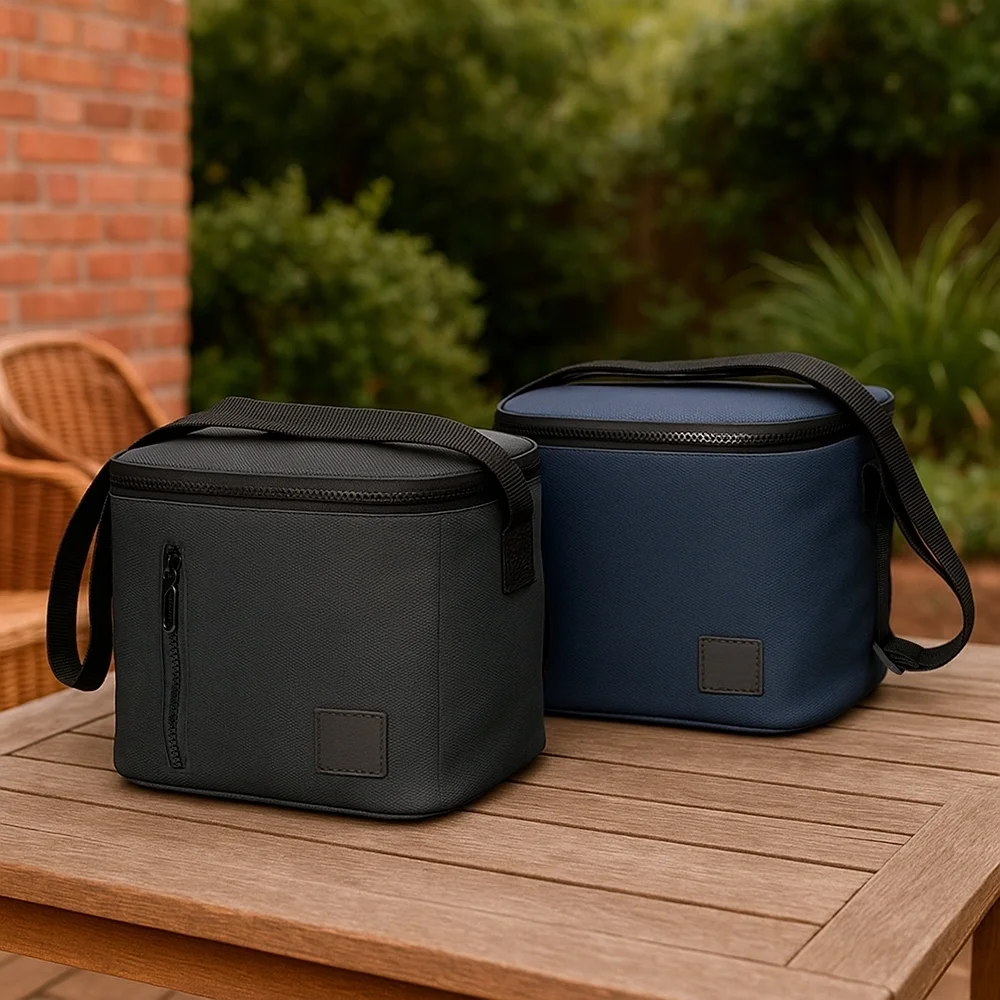 Bolsa térmica em poliéster com PVC 6 litros personalizada