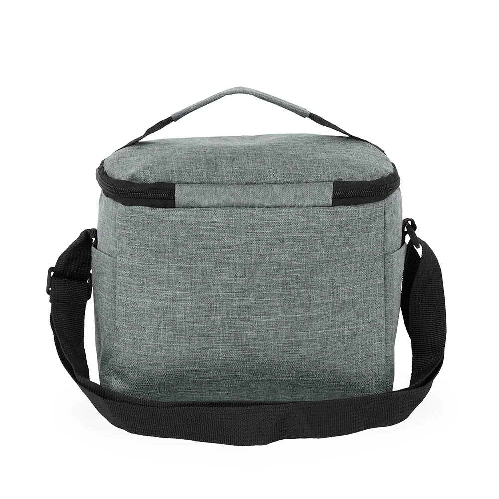 Bolsa térmica em oxford com plaquinha 6 litros personalizada