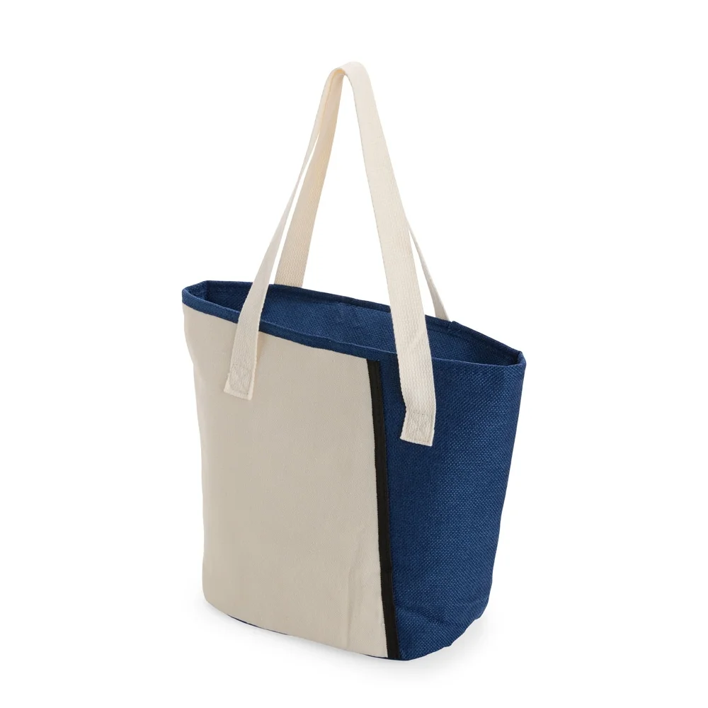 Bolsa térmica em poliéster com alças em algodão 9 litros personalizada