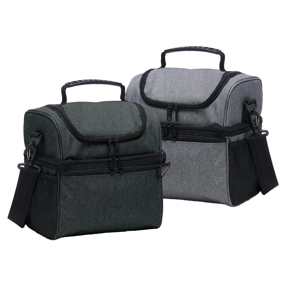 Bolsa térmica dupla em poliéster 12 litros personalizada
