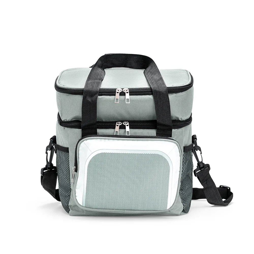 Bolsa térmica dupla em oxford 12 litros personalizada