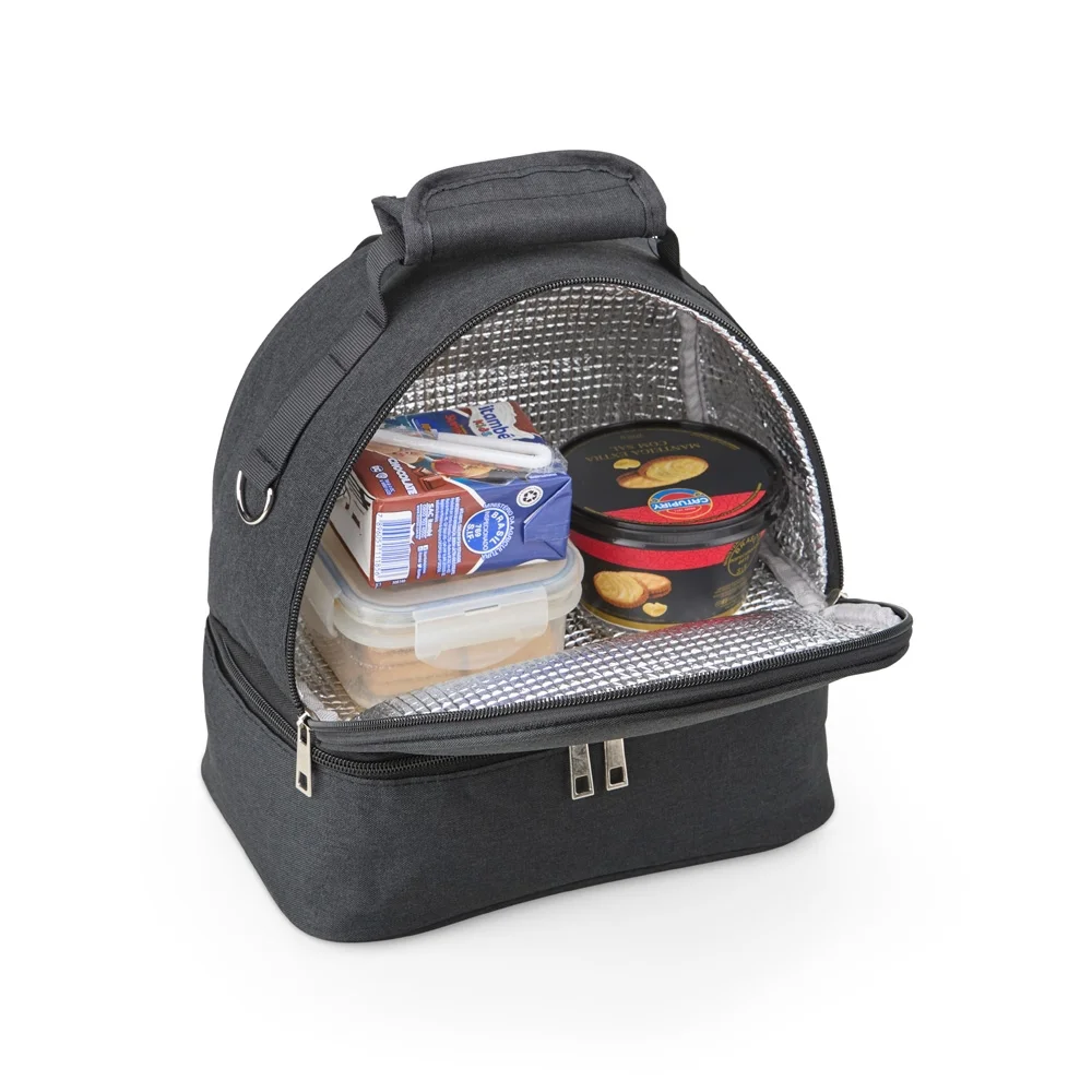 Bolsa térmica dupla em nylon 9 litros personalizada