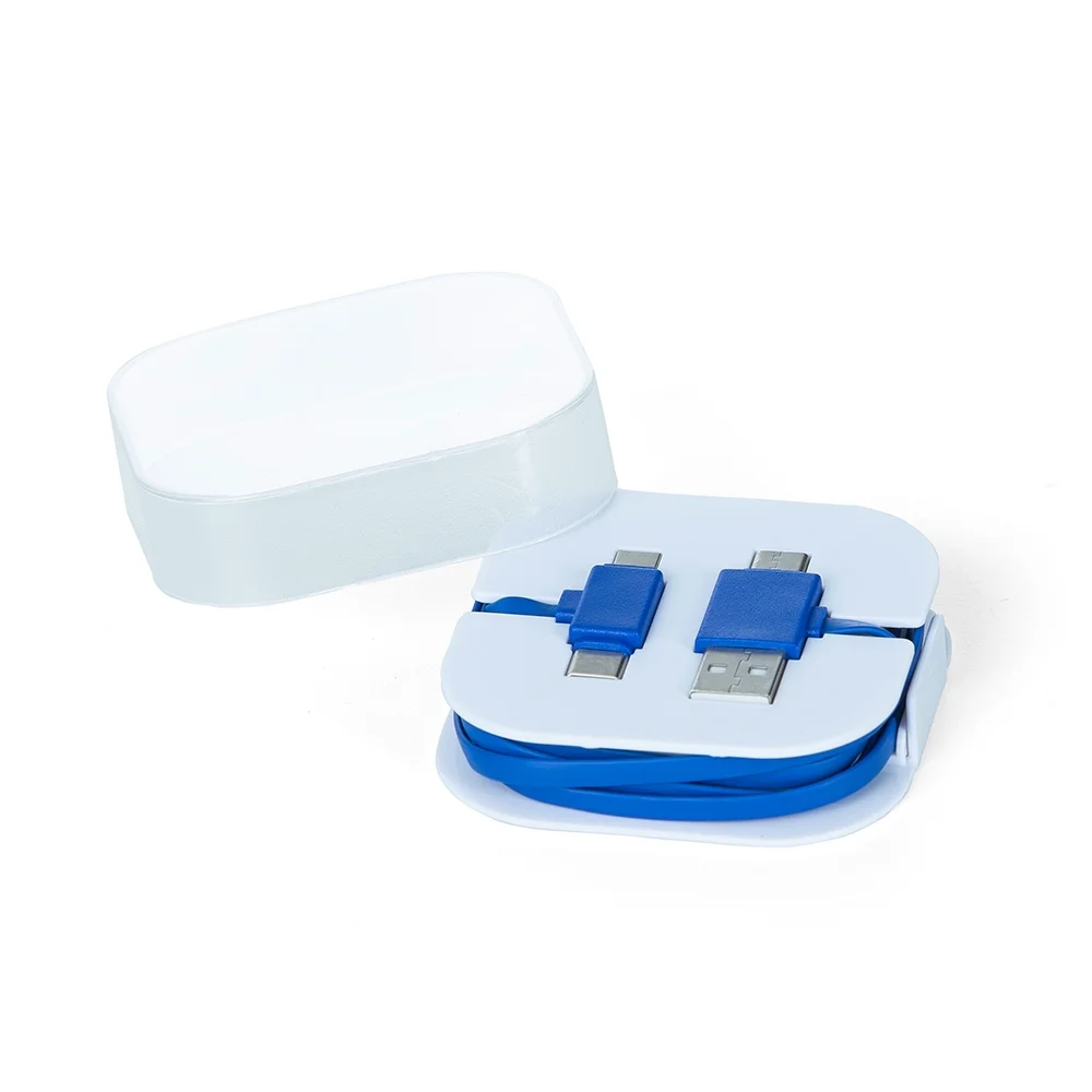Cabo 4 em 1 com suporte para celular personalizado