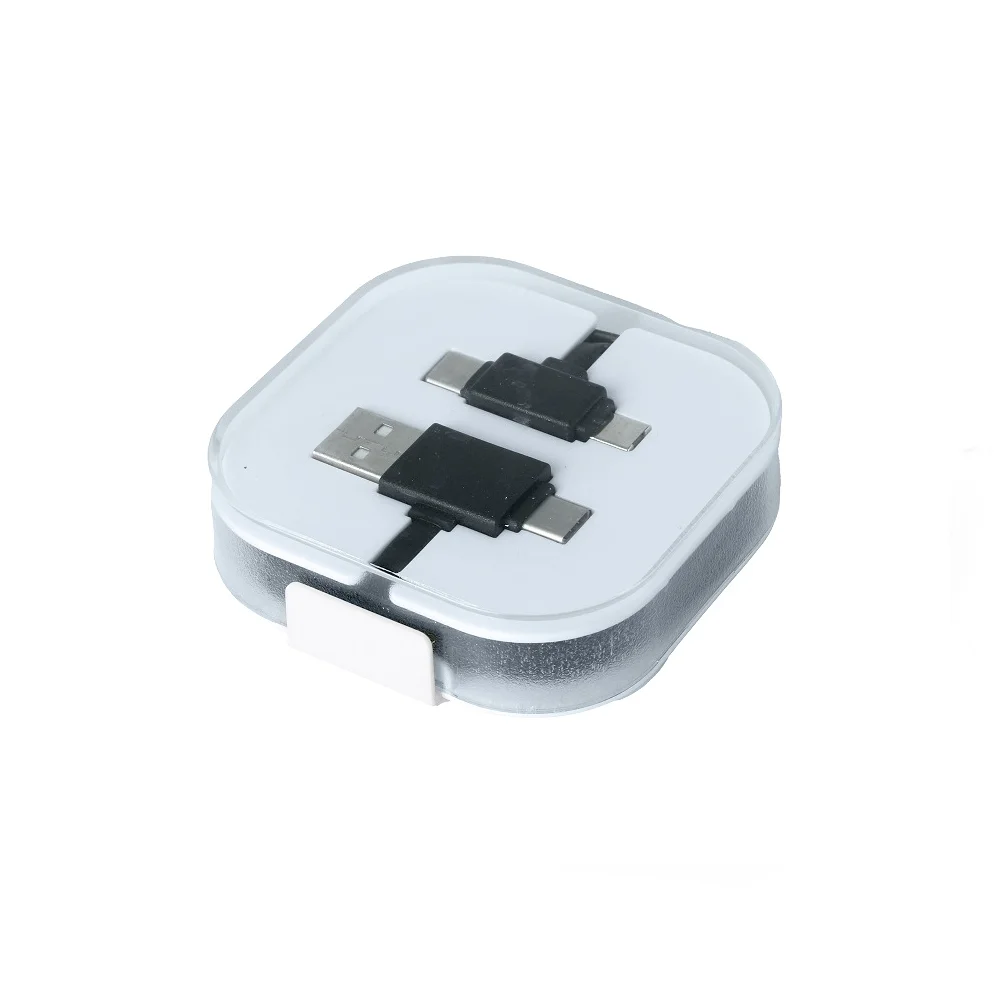 Cabo 4 em 1 com suporte para celular personalizado