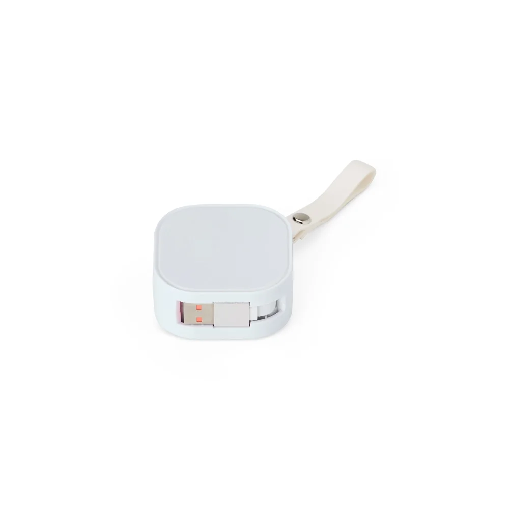 Cabo USB retrátil 3 em 1 personalizado