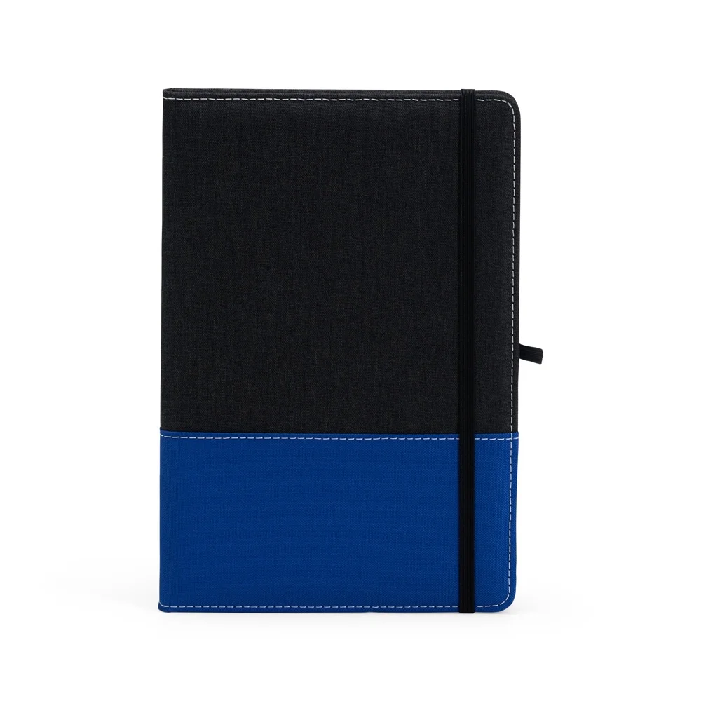 Caderno A5 em poliéster personalizado