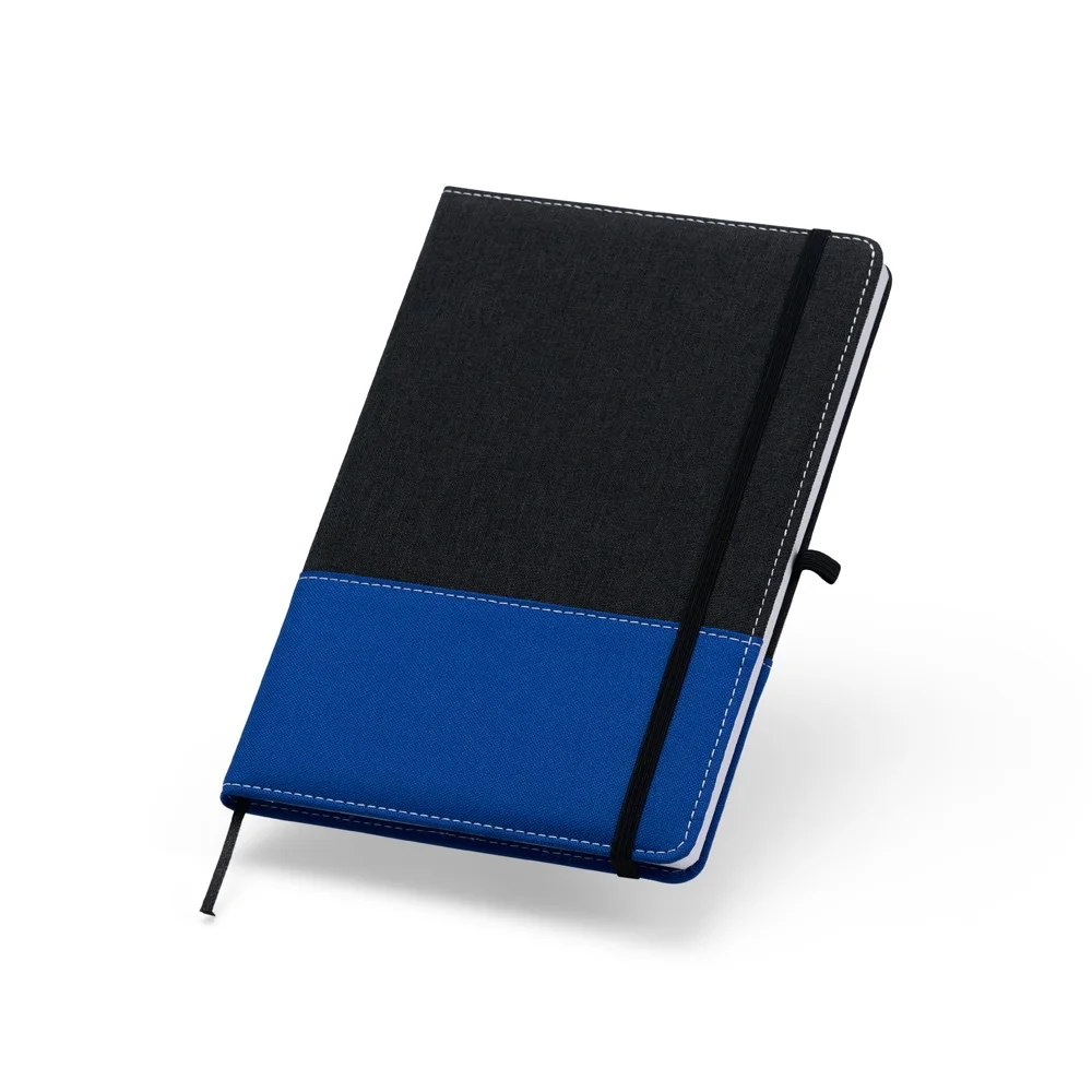 Caderno A5 em poliéster personalizado