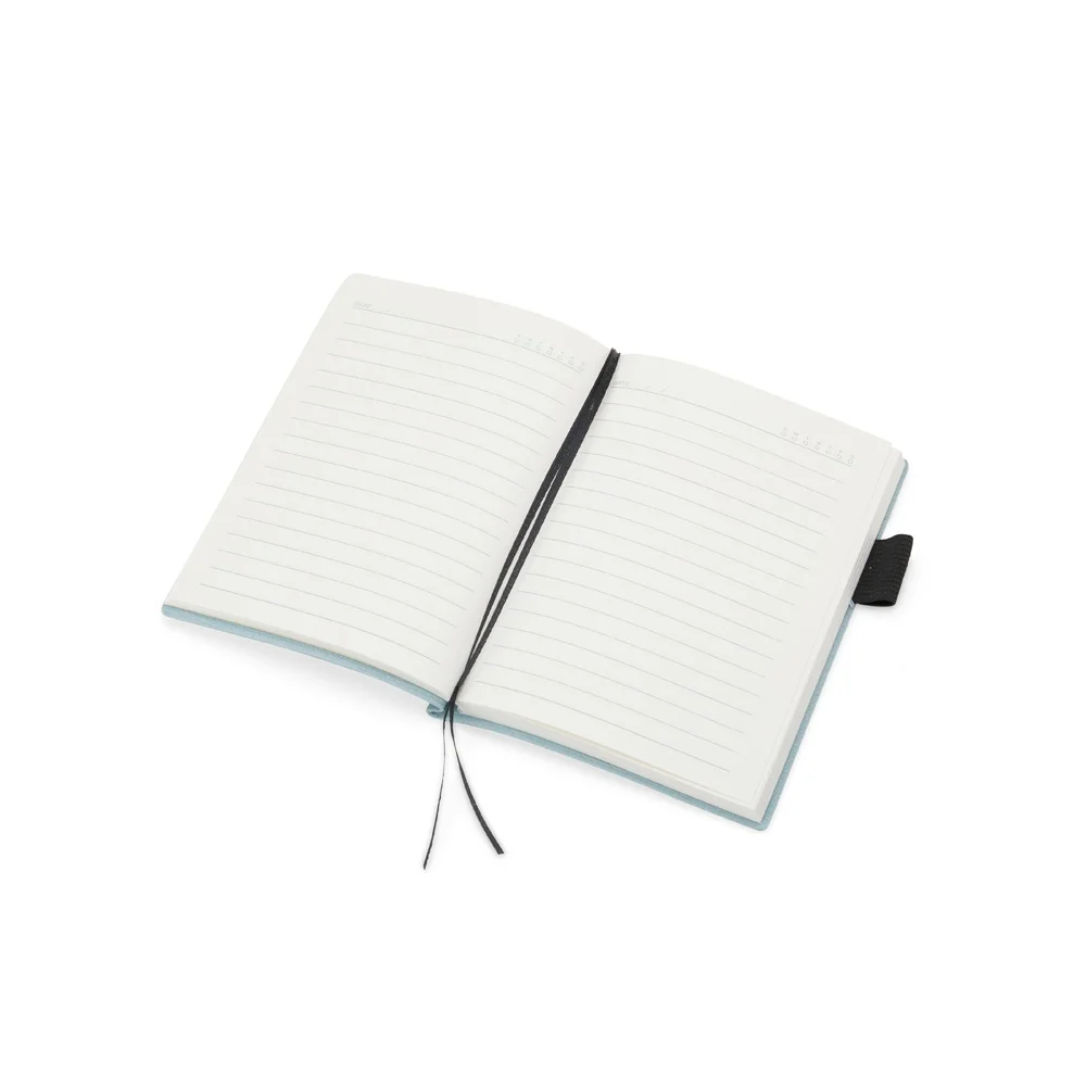 Caderno A6 em couro sintético personalizado