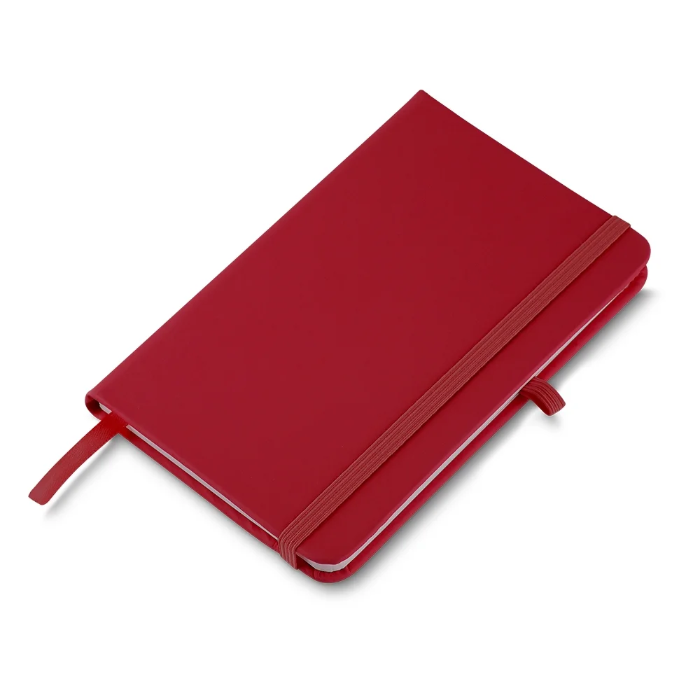 Caderneta de bolso 9x14cm emborrachada personalizada