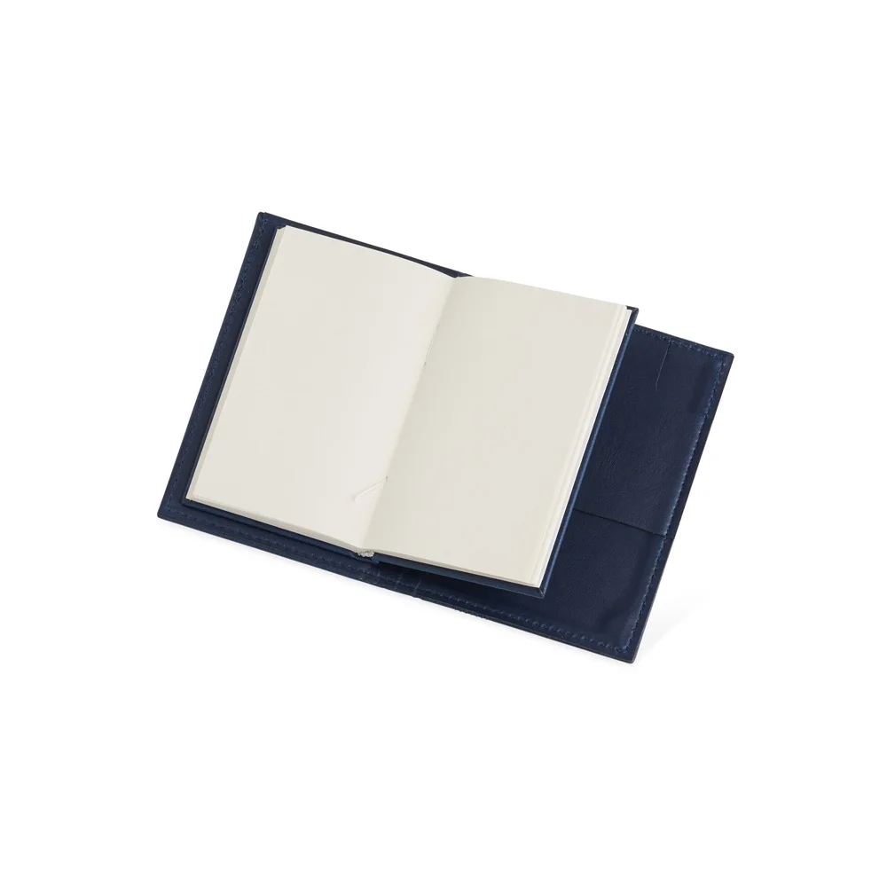 Caderneta de bolso 9x14cm em couro sintético personalizada