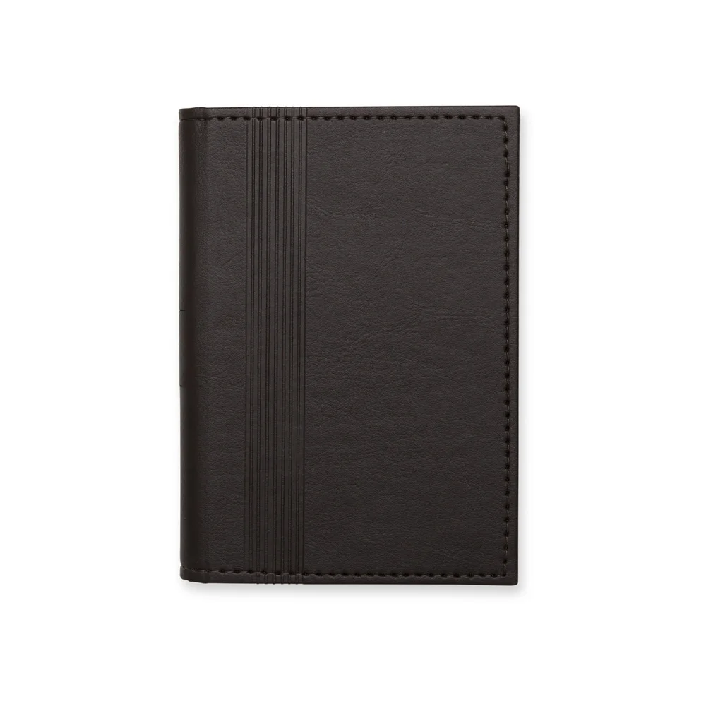 Caderneta de bolso 9x14cm com porta caneta personalizada