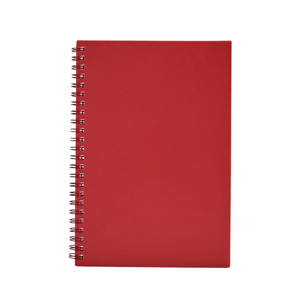 Caderno A5 plástico com wire-o personalizado