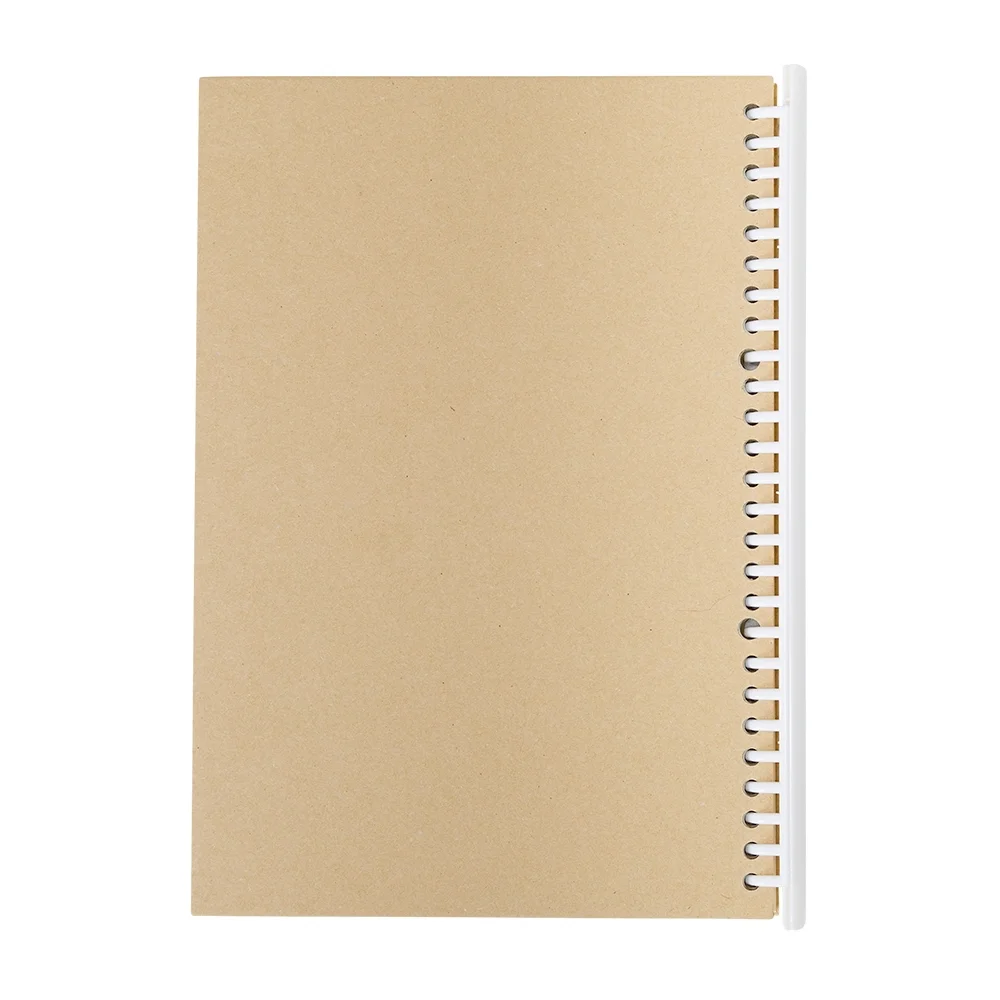 Caderno B5 em kraft com wire-o personalizado