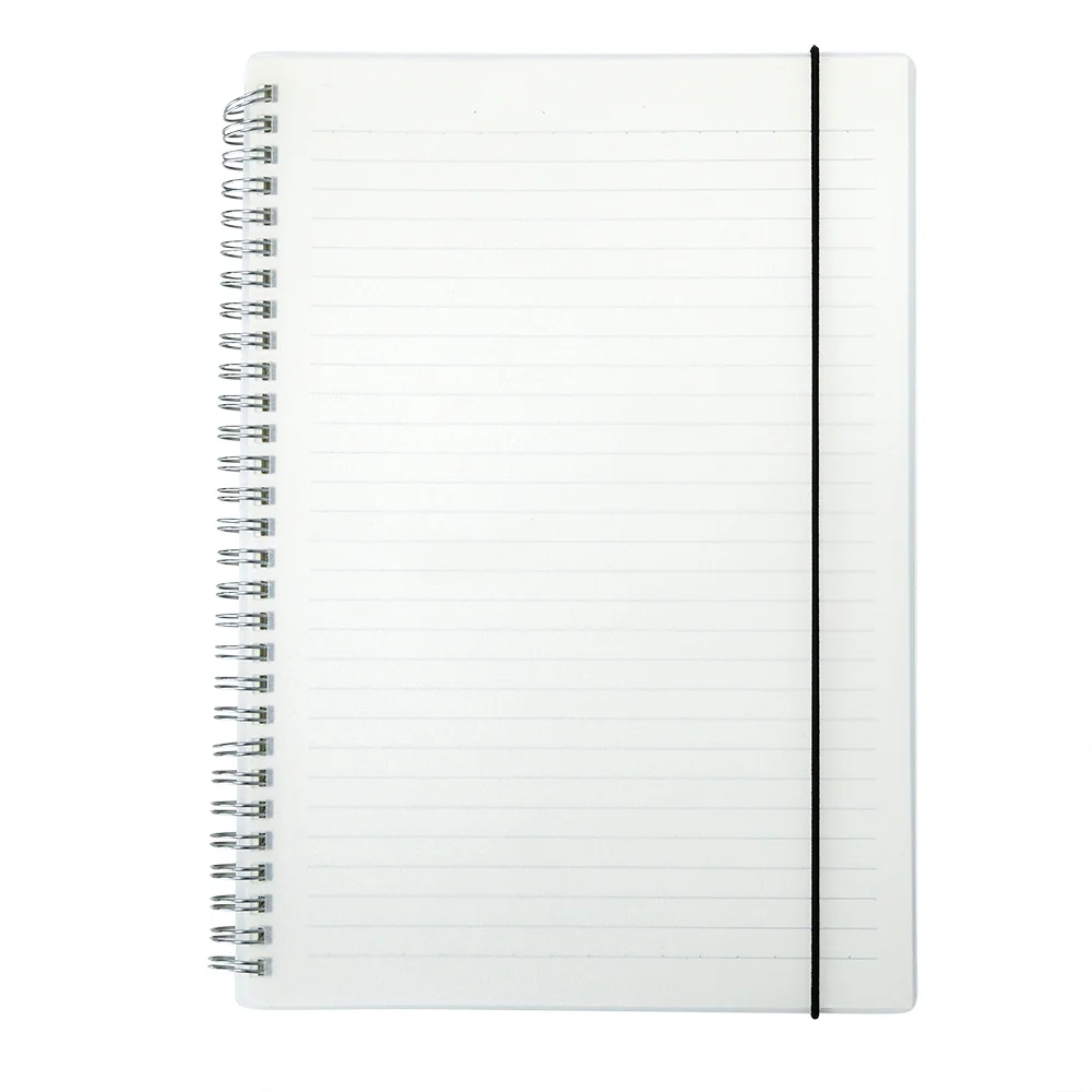 Caderno B5 com capa plástica personalizado