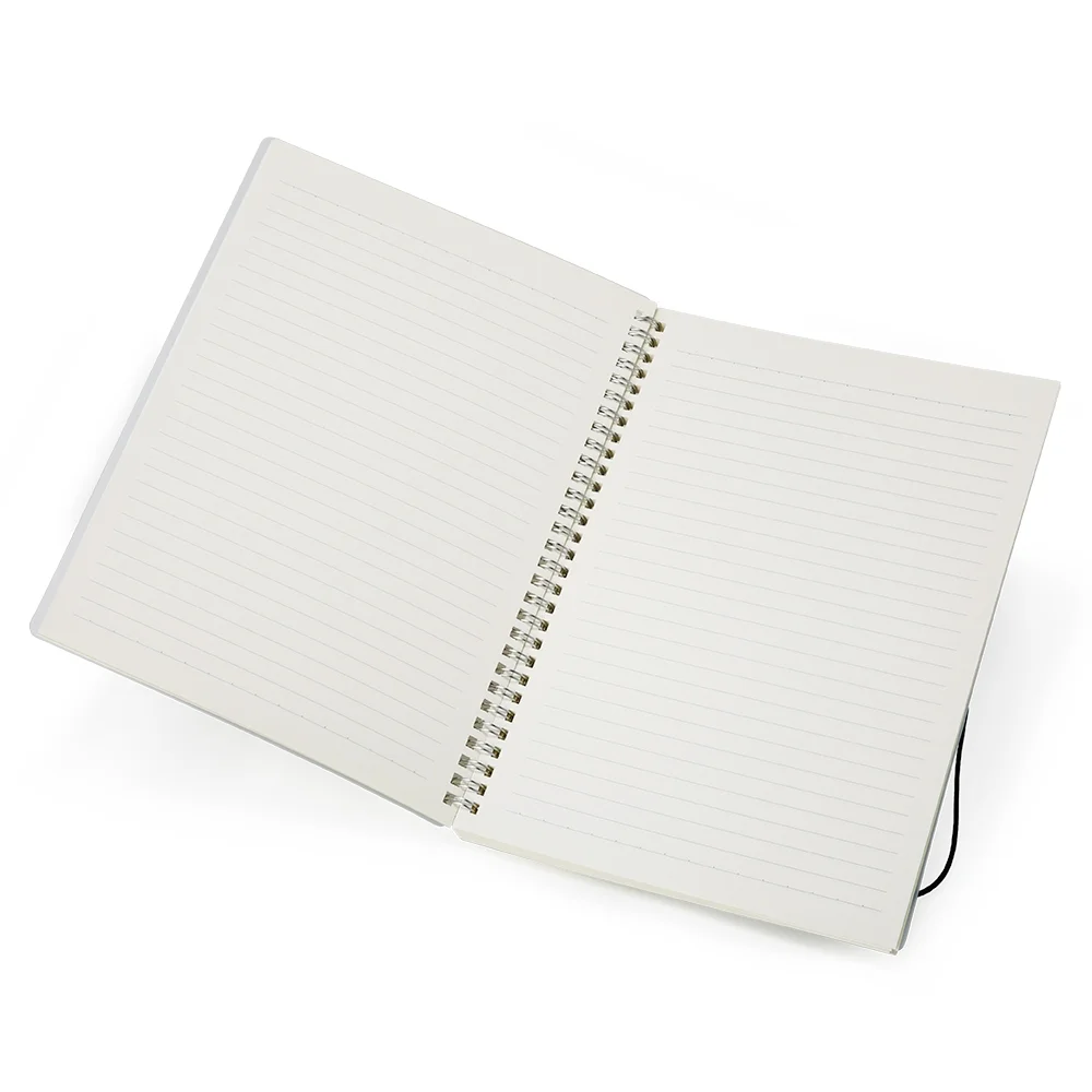 Caderno B5 com capa plástica personalizado