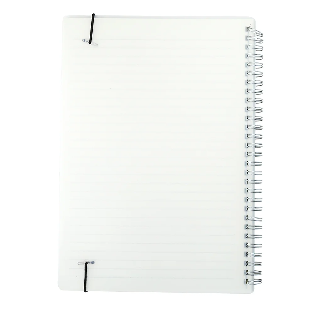 Caderno B5 com capa plástica personalizado