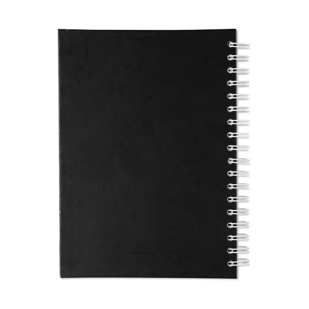 Caderno capa dura fosca wire-o personalizado