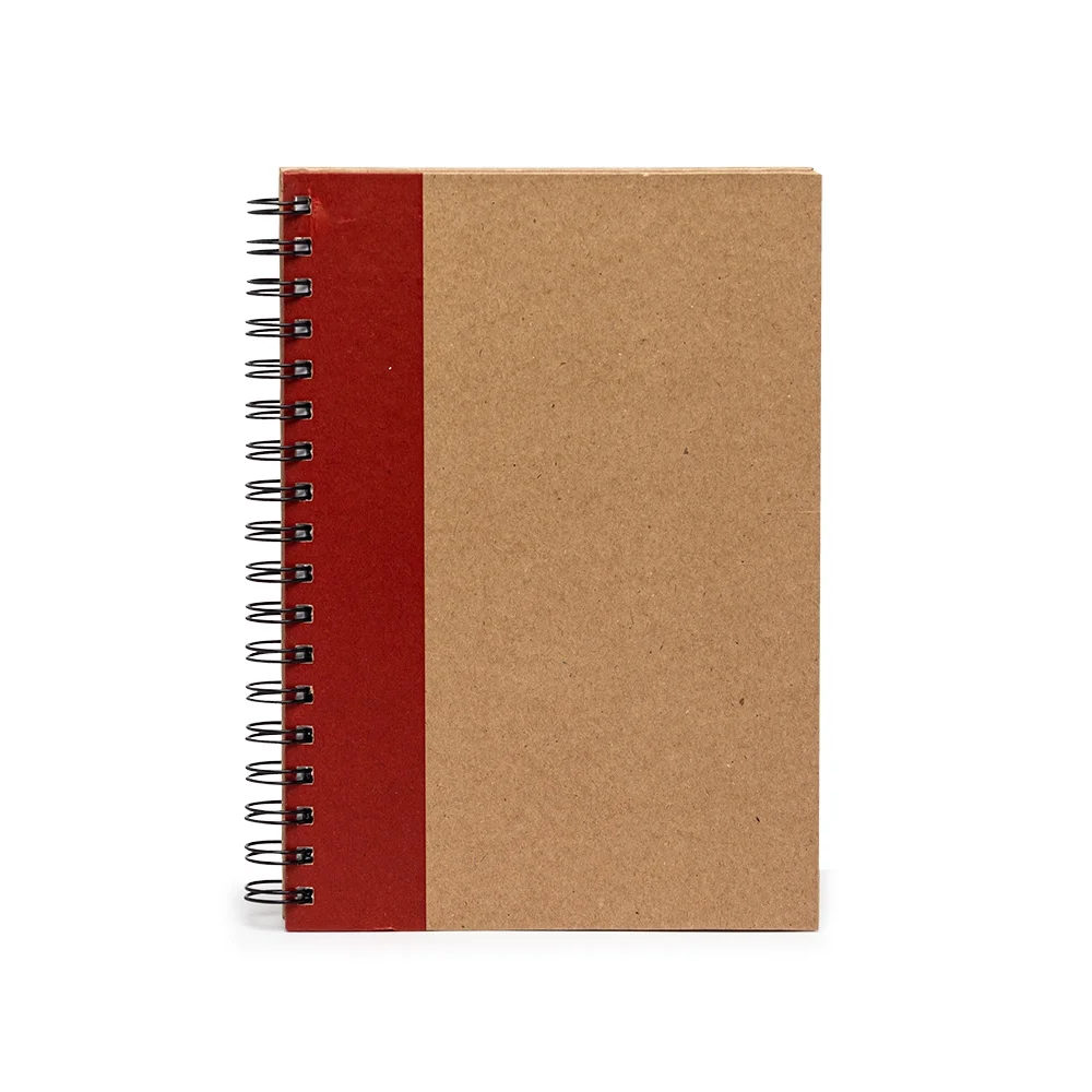 Caderno grande 24x18cm com capa kraft personalizado