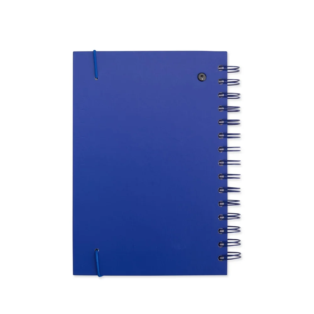 Caderno A5 em couchê com wire-o personalizado