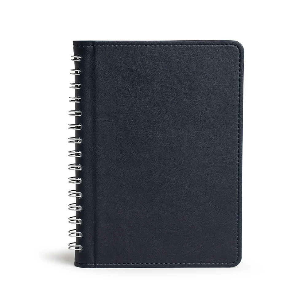Caderno grande 16x22cm em couro sintético personalizada