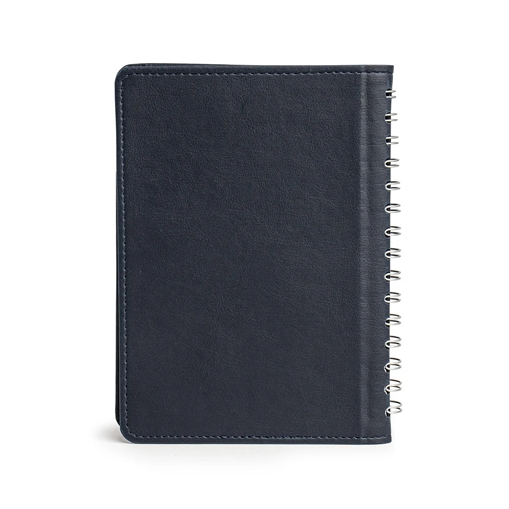 Caderno grande 16x22cm em couro sintético personalizada