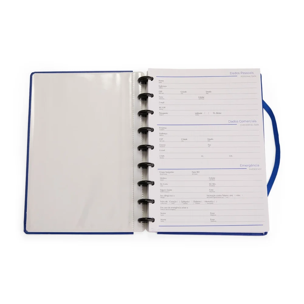 Caderno grande 23x18cm de disco personalizado