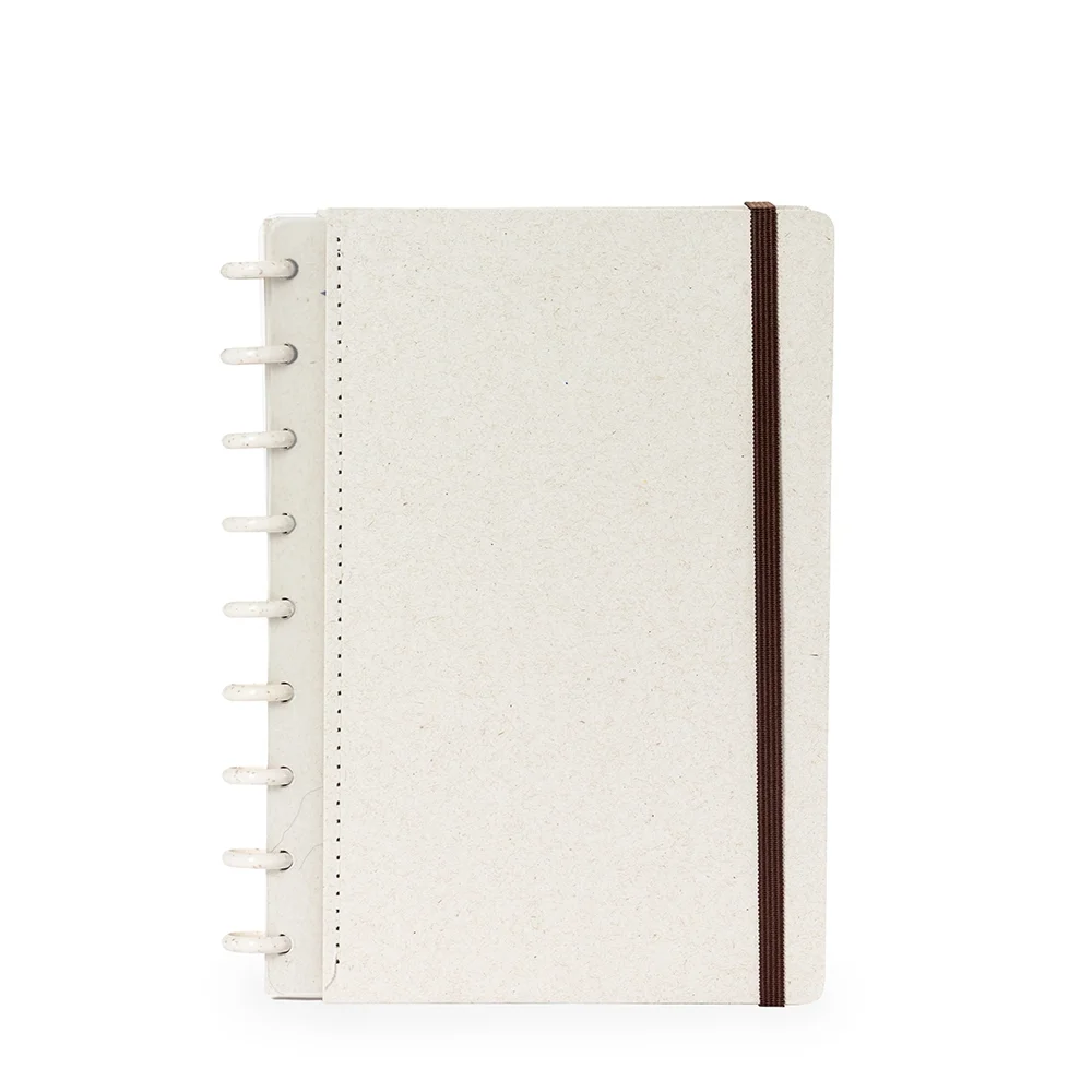 Caderno grande 23x18cm de disco ecológico personalizado