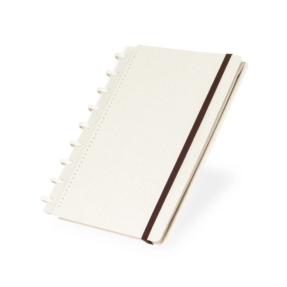 Caderno grande 23x18cm de disco ecológico personalizado