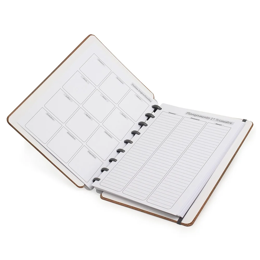 Caderno grande 23x20cm de disco em percalux personalizado