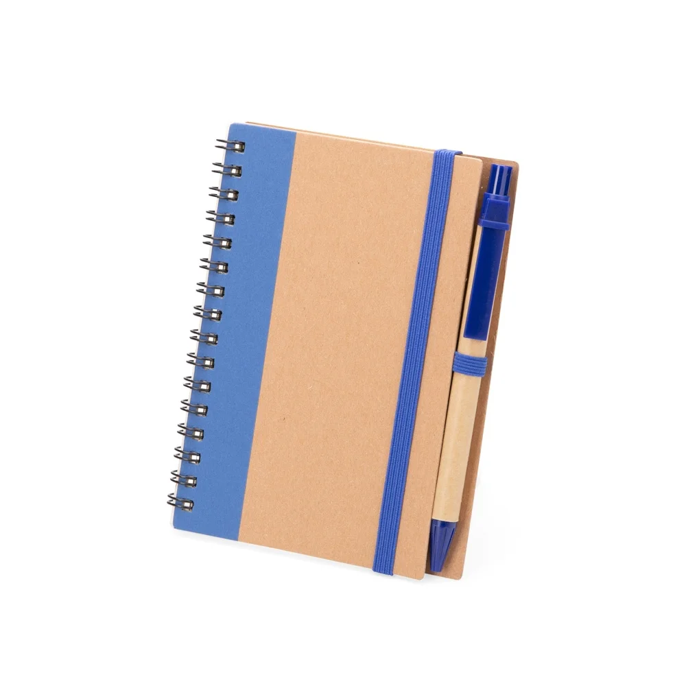 Caderno 14x11cm ecológico em kraft personalizado