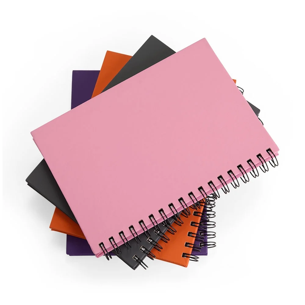 Caderno grande 23x17cm emborrachado personalizado