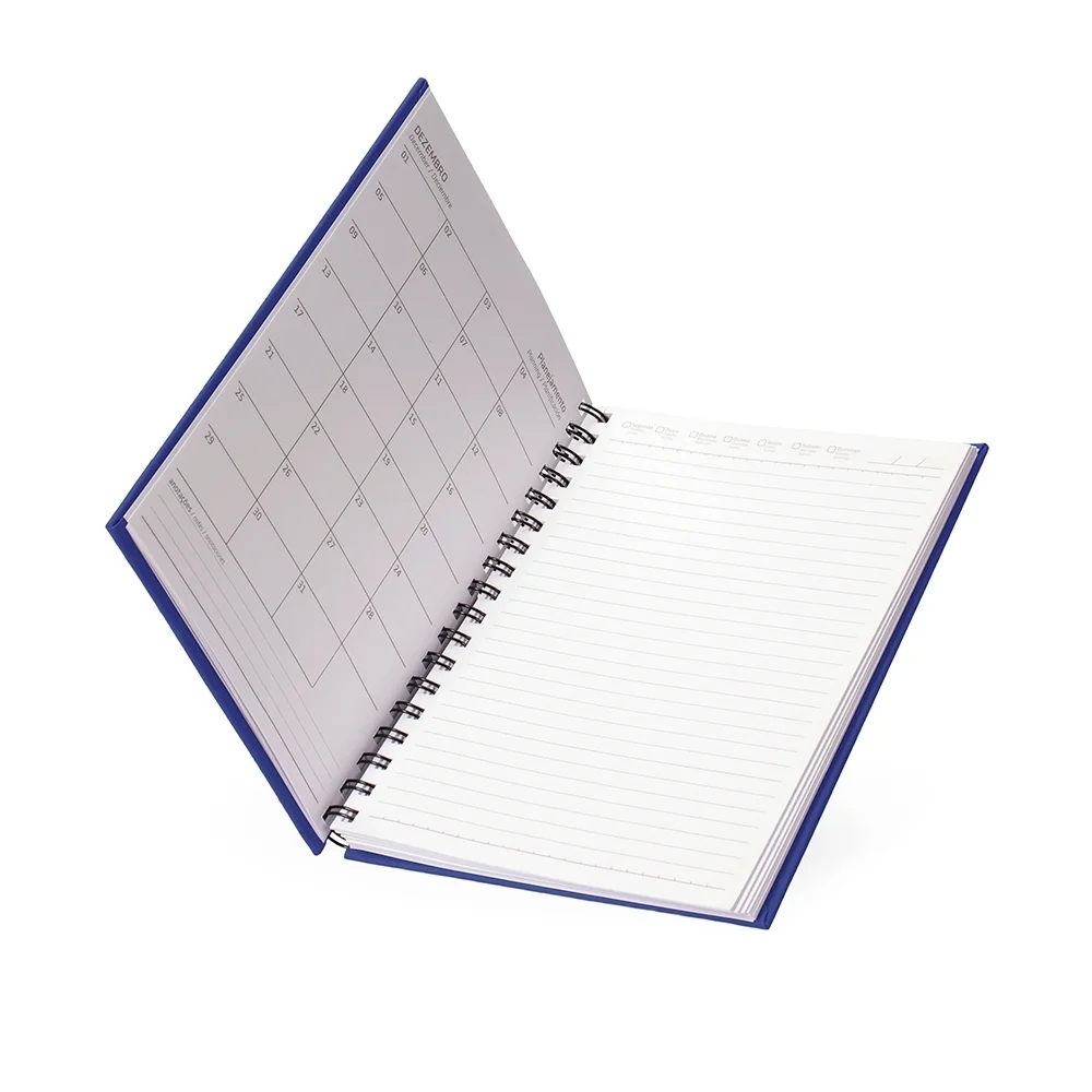 Caderno grande 23x17cm emborrachado personalizado