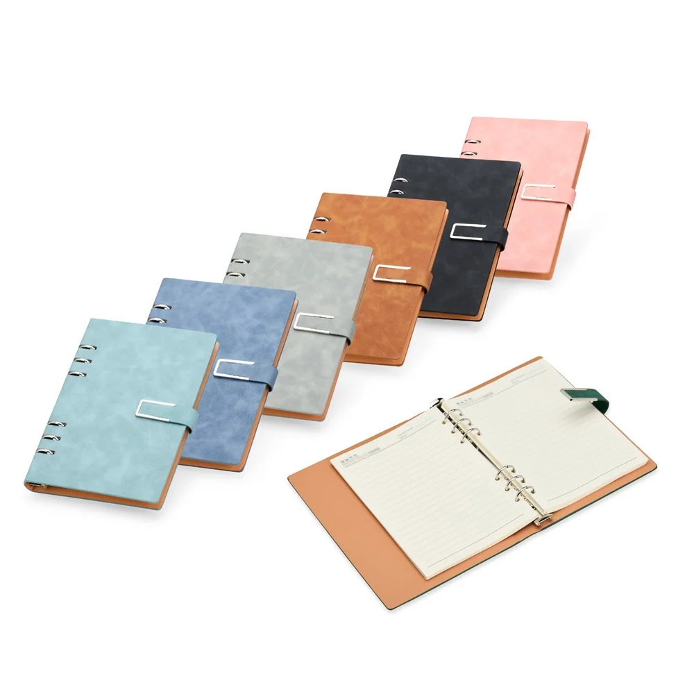 Caderno fichário 23x17cm em PU personalizado