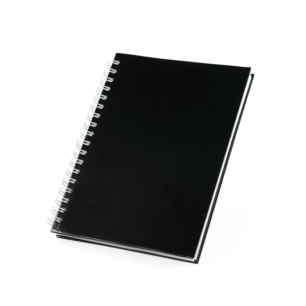 Caderno grande 25x19cm capa dura brilhante personalizado