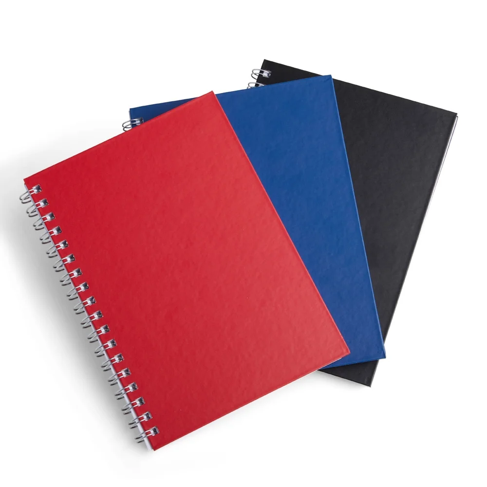 Caderno grande 24x18cm emborrachado personalizado