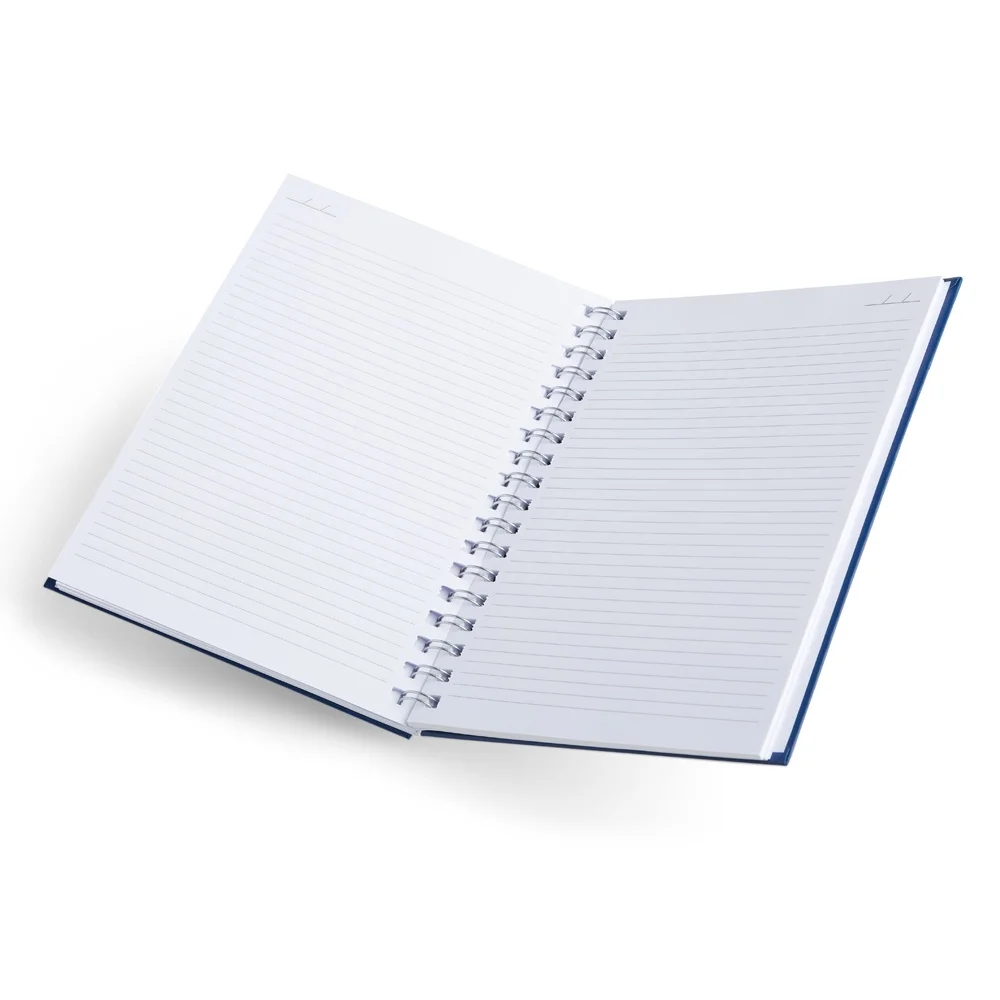 Caderno grande 24x18cm emborrachado personalizado