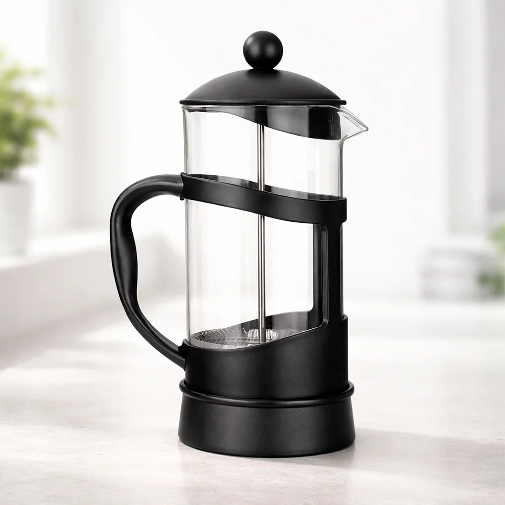 Cafeteira prensa francesa em vidro 1 litro personalizada