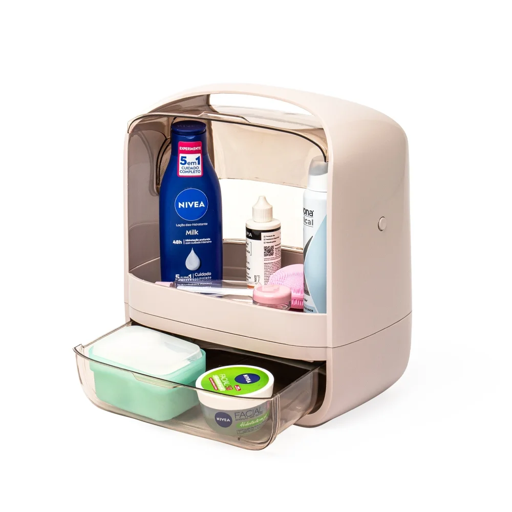 Caixa organizadora de cosméticos personalizada