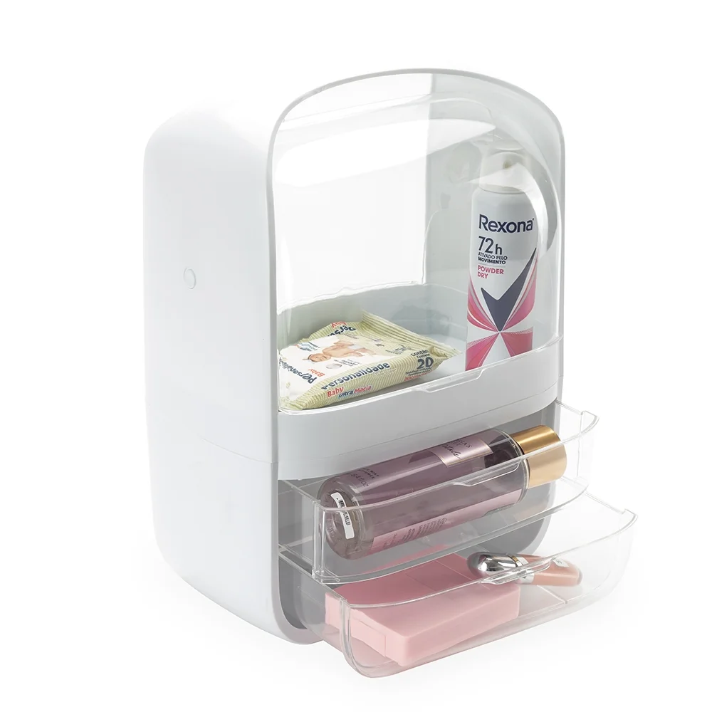 Caixa organizadora de cosméticos personalizada