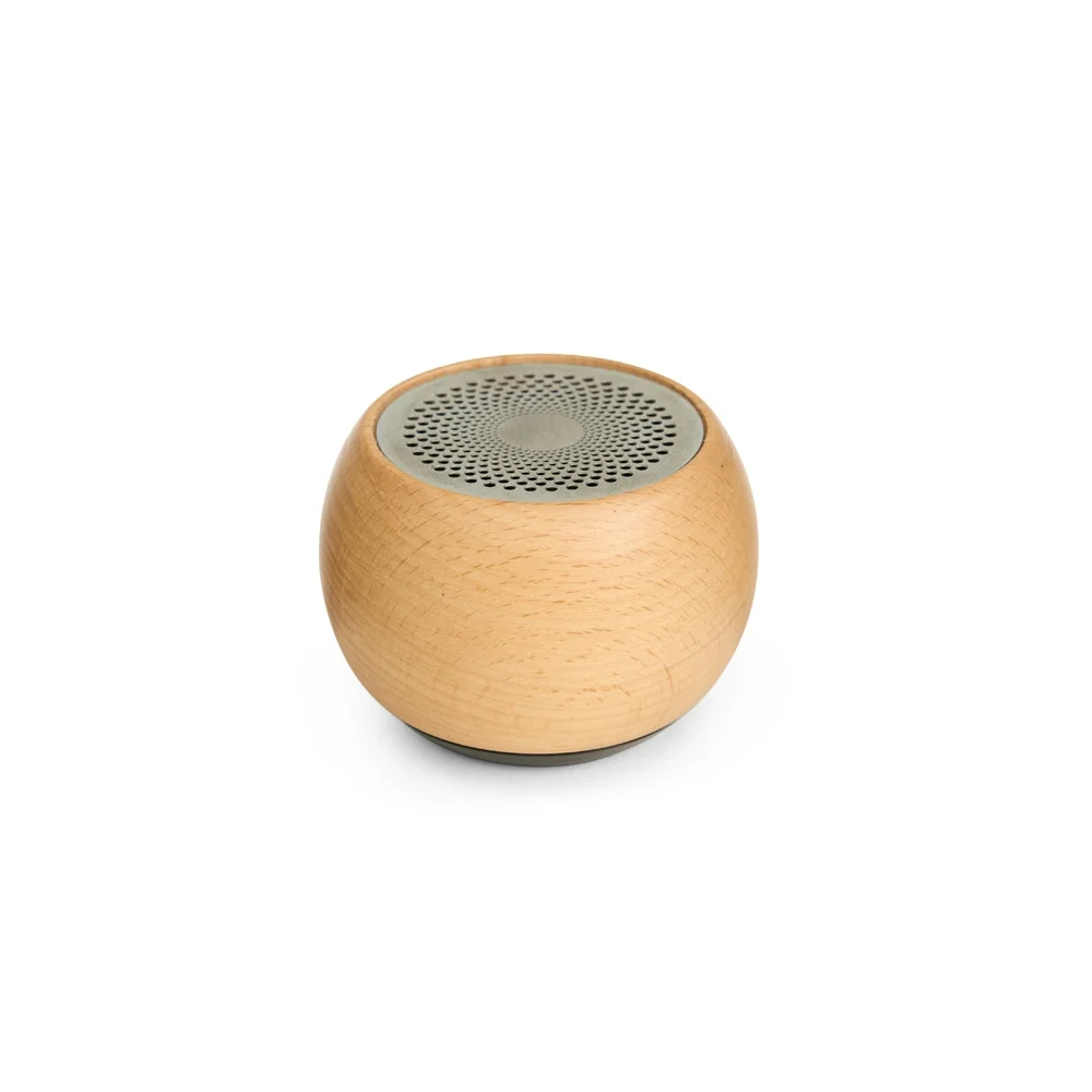 Caixa de som Bluetooth TWS em madeira personalizada