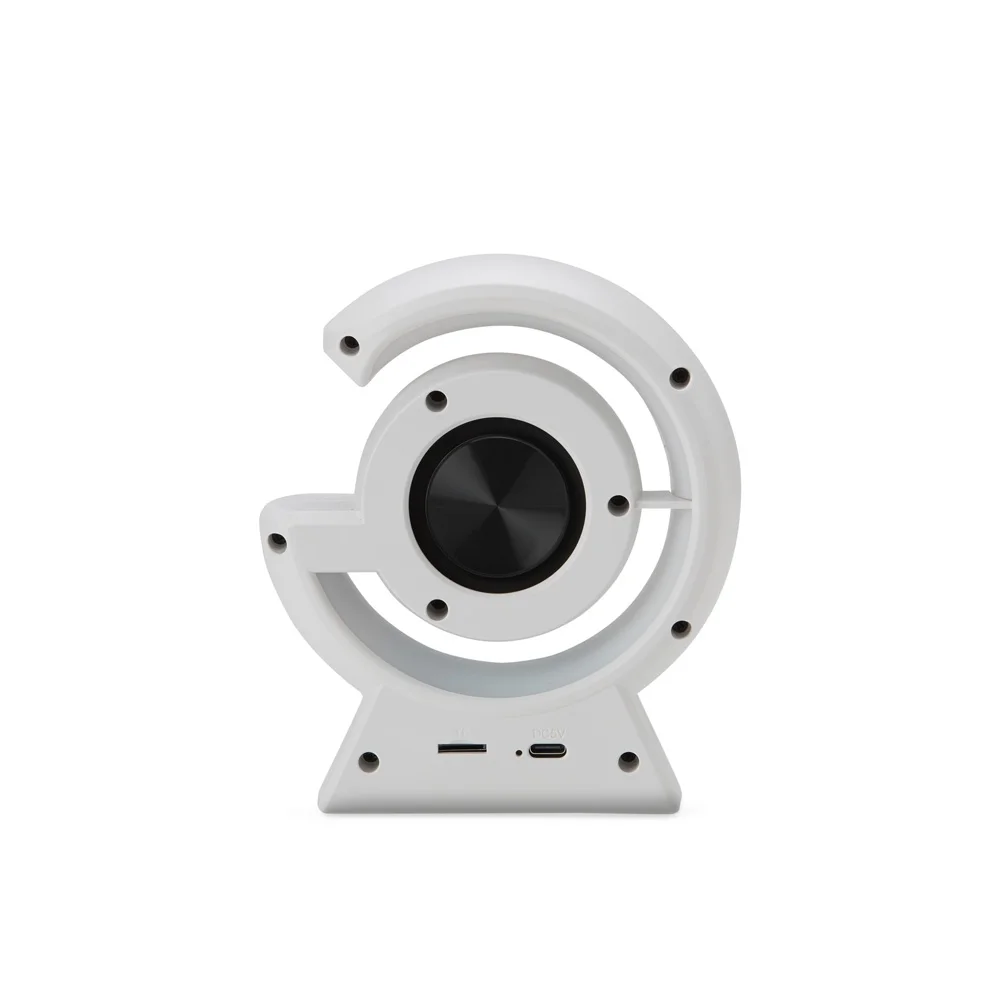 Caixa de som com luminária LED ajustável personalizada